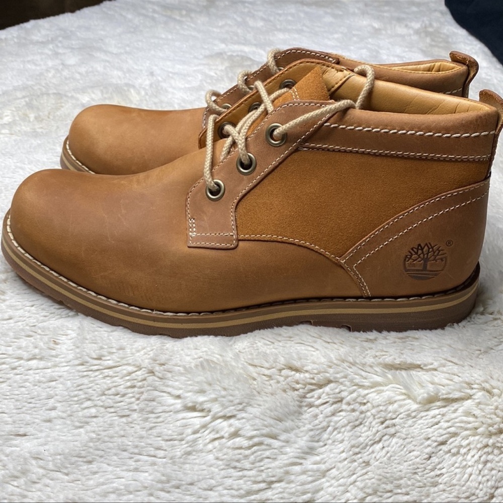 🦖TIMBERLAND MEN`S ANKLE BOOTS 🥾 SIZE-7.5 COLOR- WHEAT